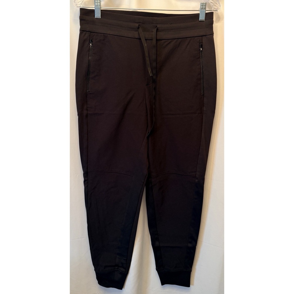 Athleta Size 6 Headlands Hybrid Trek Cargo Jogger Pants Black Nylon 29" Inseam